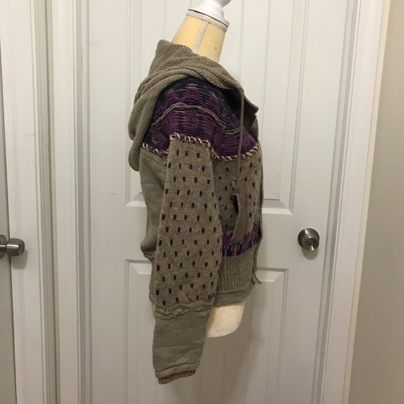 Free People On My Way hooded sweater Small - Picture 6 of 8